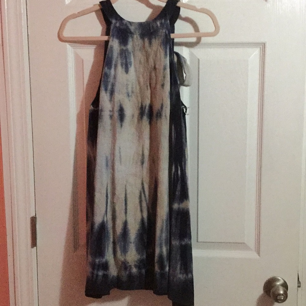 tie dye mini dress